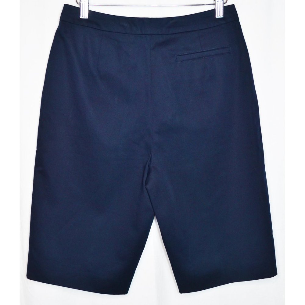 Escada Sport Clamdigger Bermuda Shorts Blue Size 36 (US Small - 6) - Picture 2 of 6